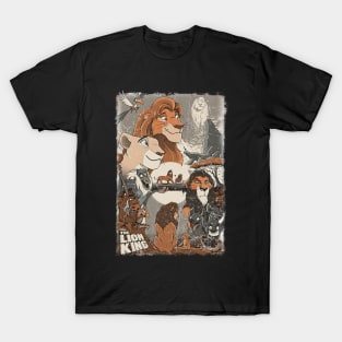 The Lion King Movie Characters T-Shirt